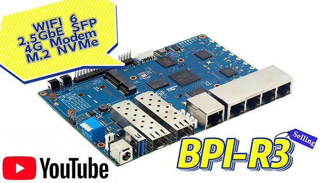 BananaPi BPI-R3 Router Board video.jpg